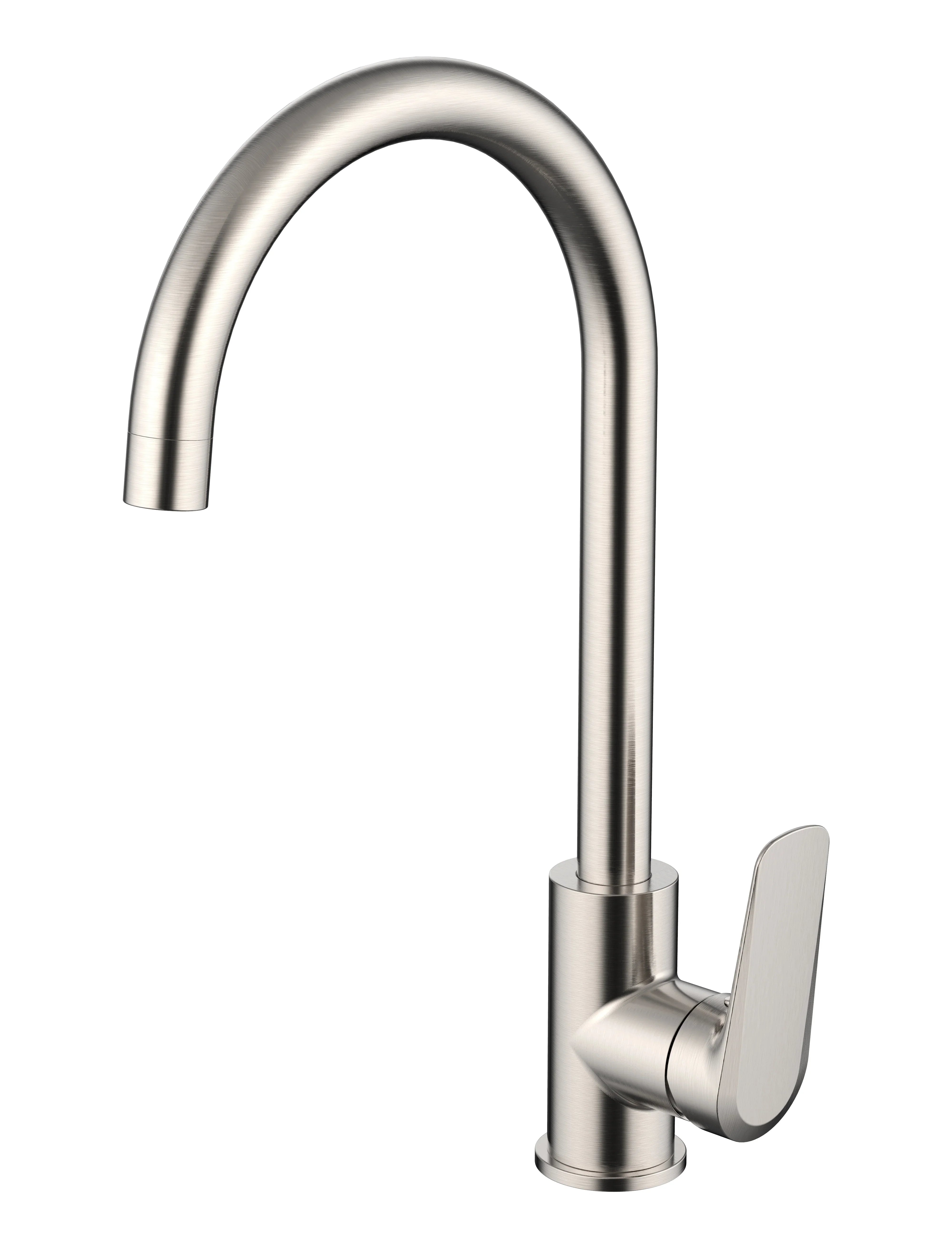 Millennium Glama Gooseneck Sink Mixer, Brushed Nickel