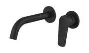 Millennium Glama Wall Basin Mixer Trim Kit Solid Plates, Matte Black