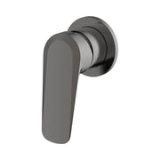 Millennium Glama Shower Mixer Trim Kit Solid Plates, Gun Metal
