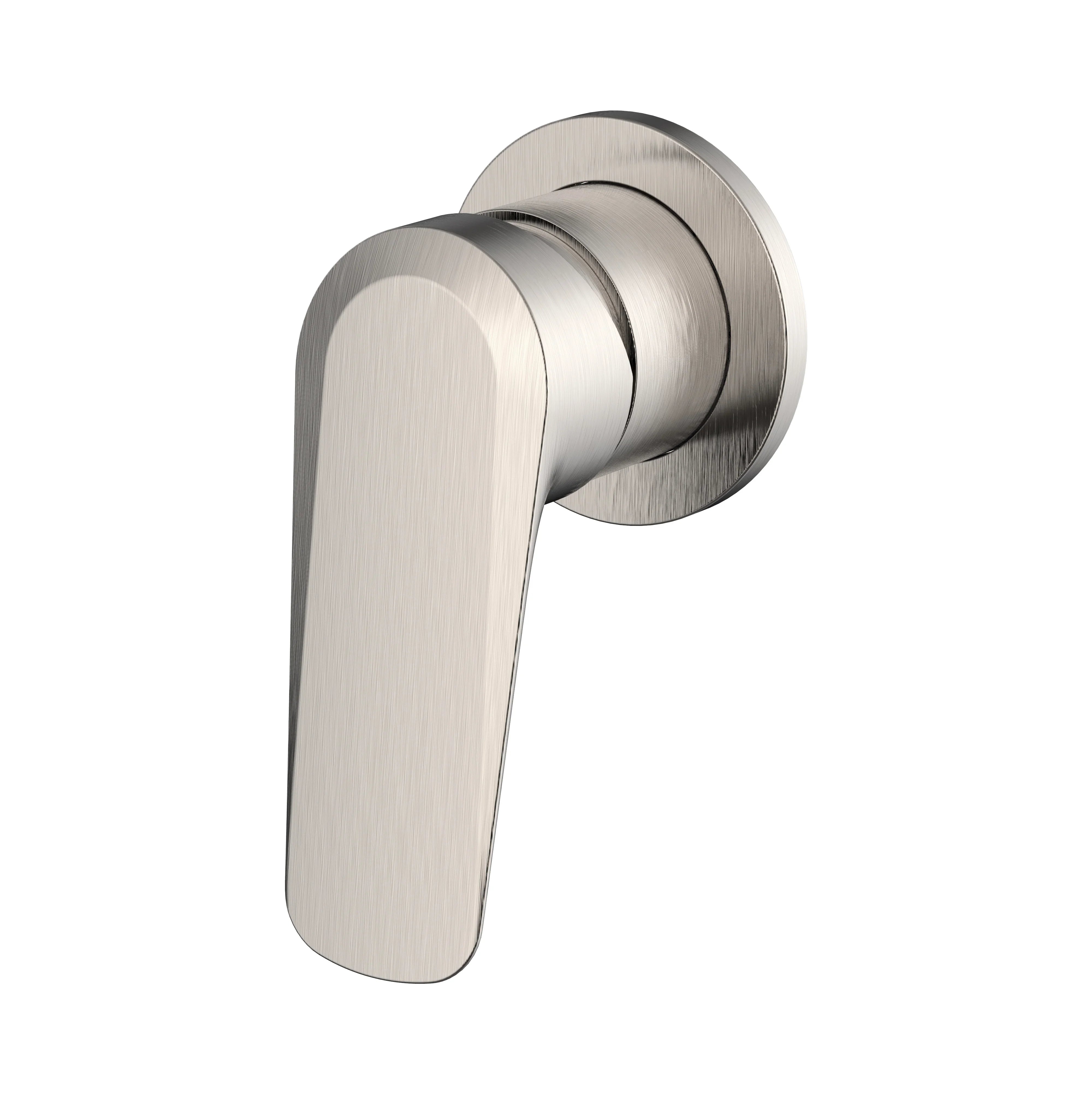 Millennium Glama Shower Mixer Trim Kit Solid Plates, Brushed Nickel