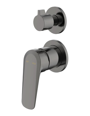 Millennium Glama Diverter Trim Kit Solid Plates, Gun Metal
