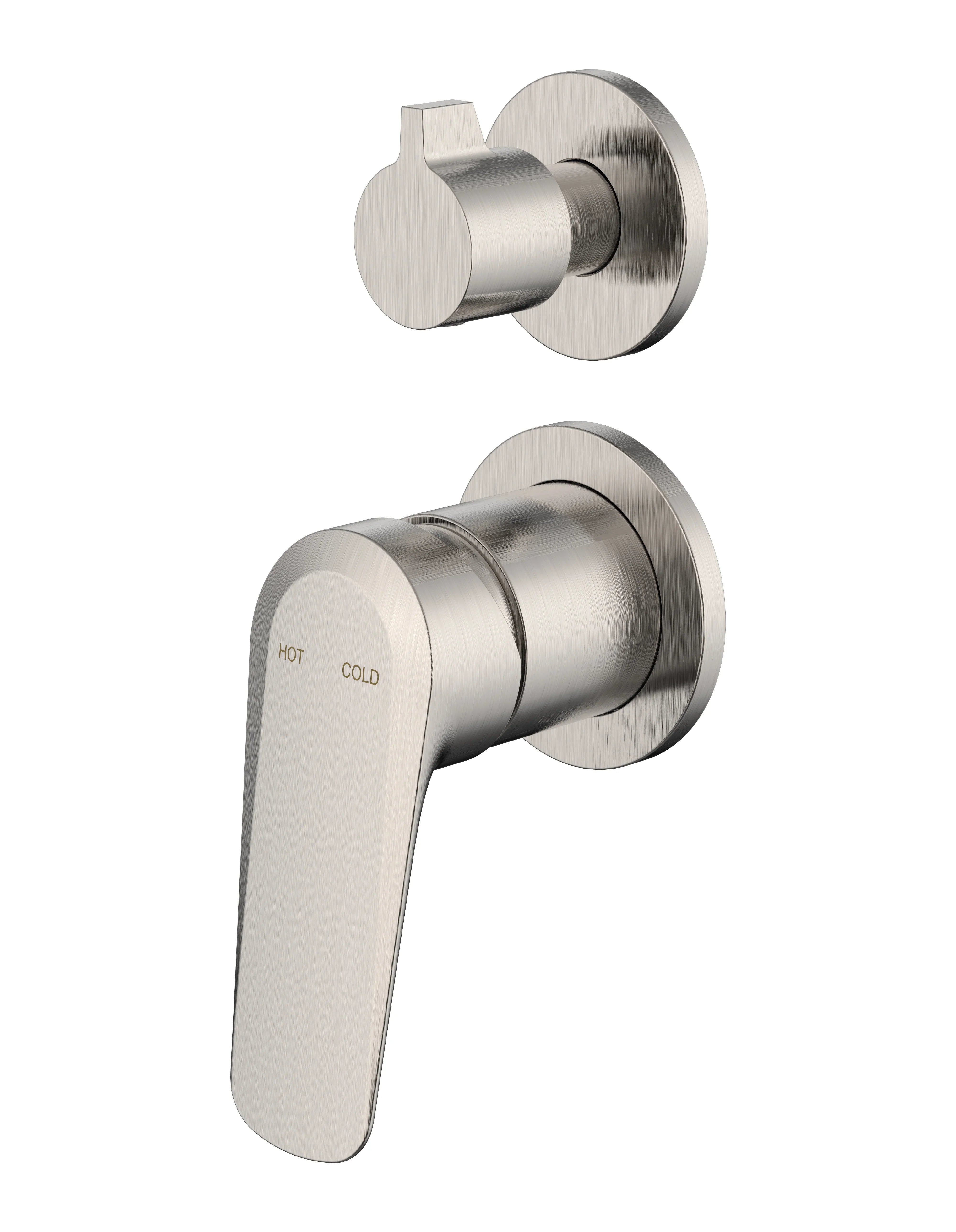 Millennium Glama Diverter Trim Kit Solid Plates, Brushed Nickel