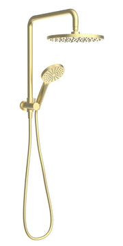 Millennium Glama Dual Shower, Modern Brass