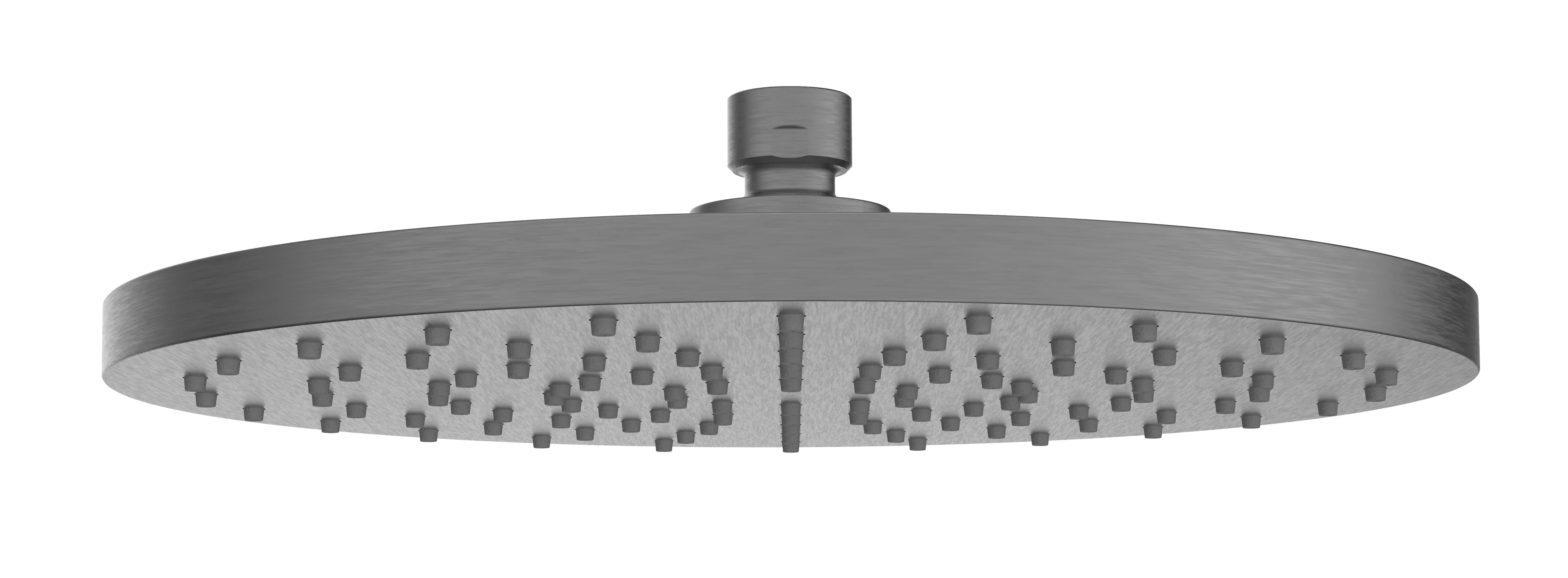 Millennium Glama 250mm Shower Rose, Gun Metal