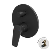 Phoenix Ivy MKII Diverter Mixer Trim Kit, Matte Black
