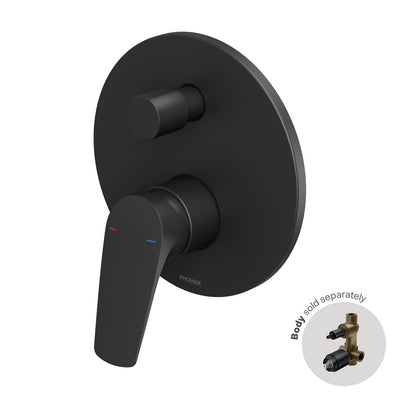 Phoenix Ivy MKII Diverter Mixer Trim Kit, Matte Black