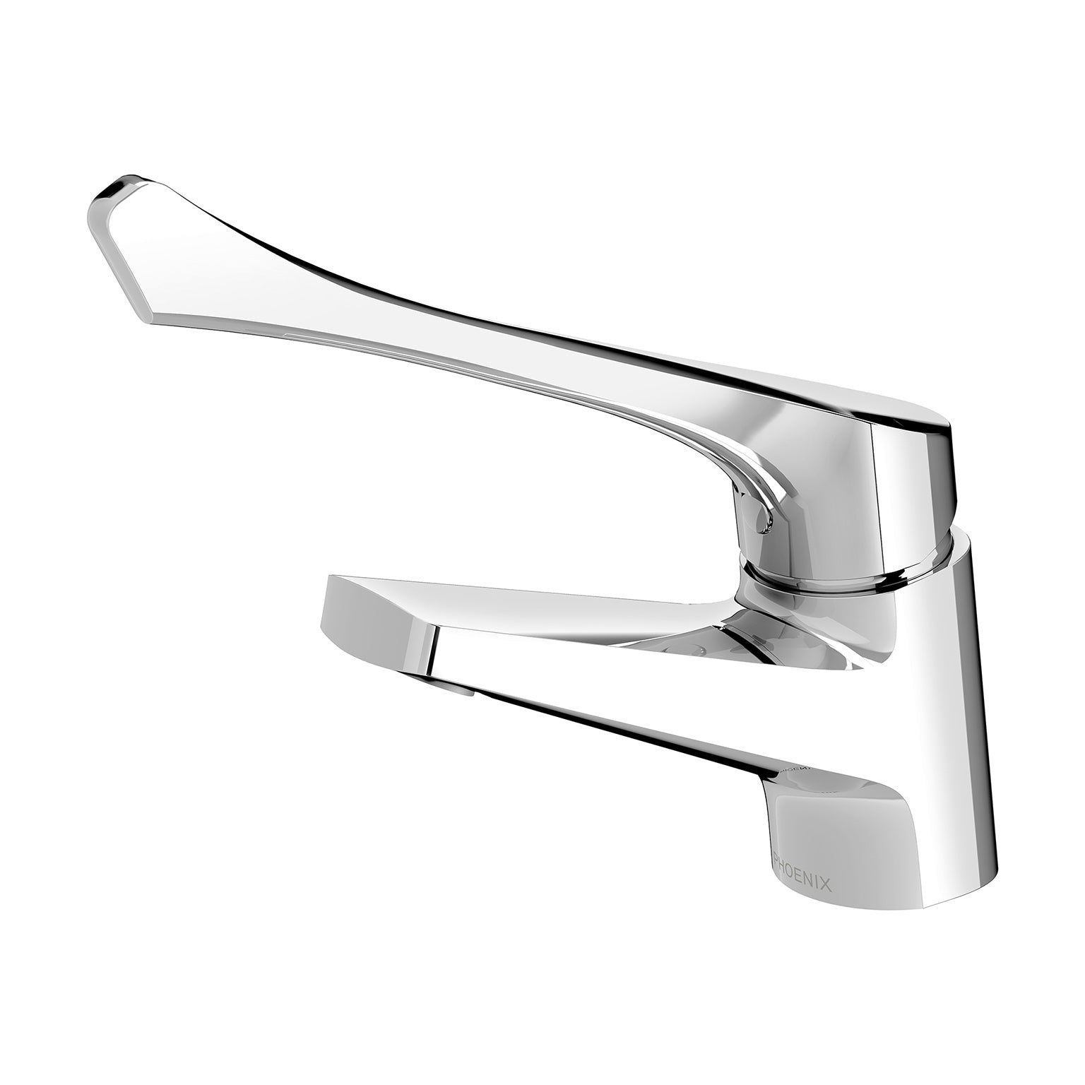 Phoenix Ivy MKII Extended Handle Fixed Basin Mixer 6 Star, Chrome