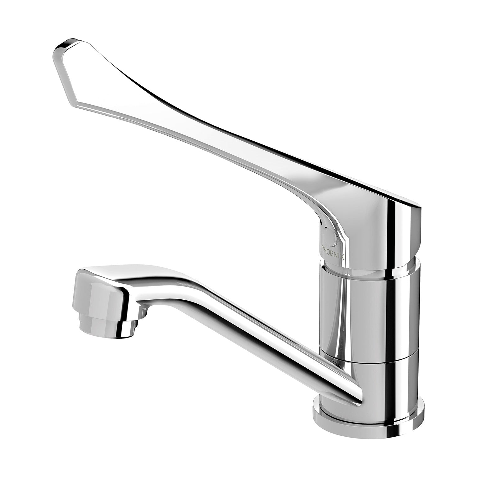 Phoenix Ivy MKII Extended Handle Swivel Basin Mixer, Chrome