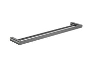 Millennium Glama 600mm Double Towel Rail, Gun Metal