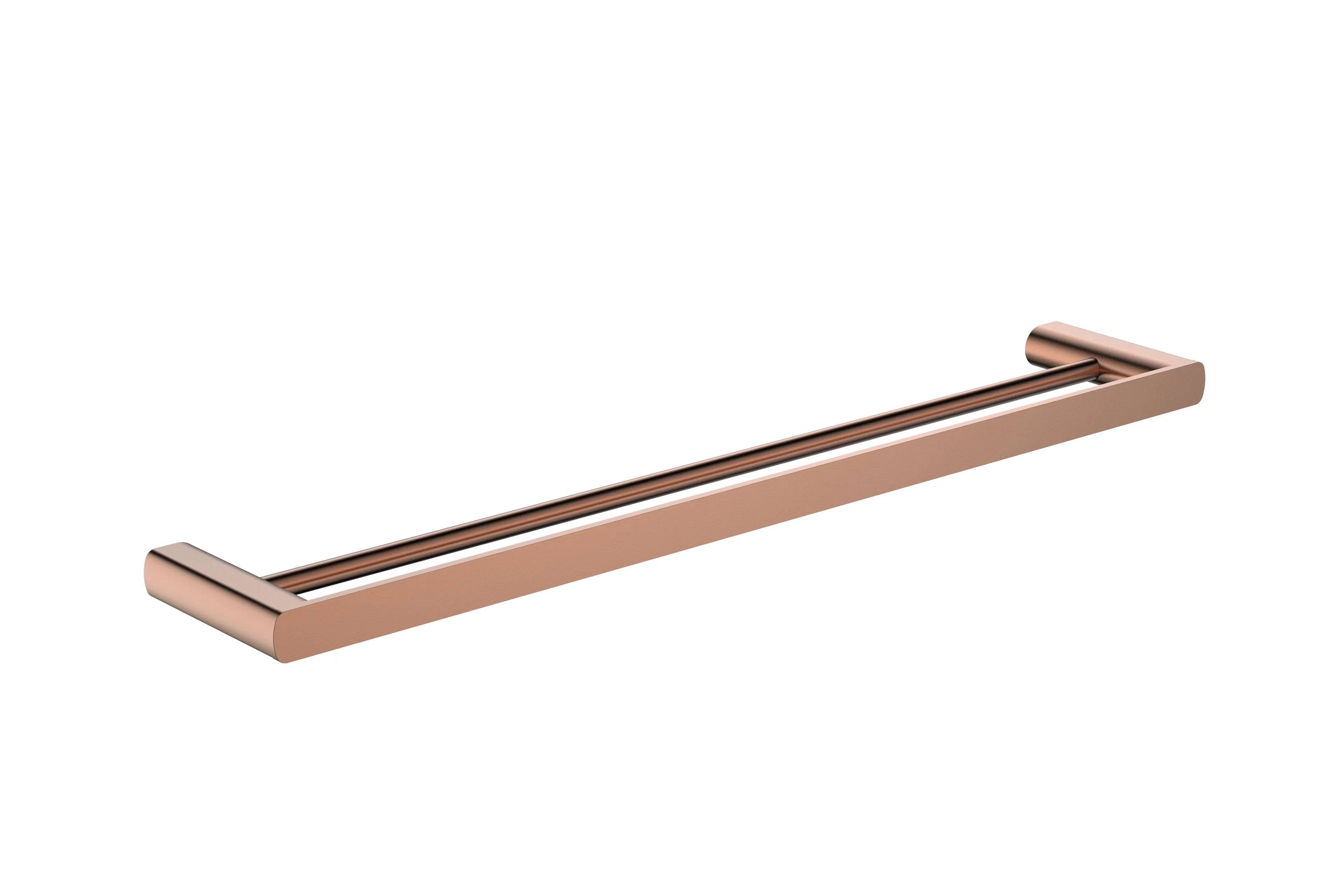 Millennium Glama 600mm Double Towel Rail, Rosa