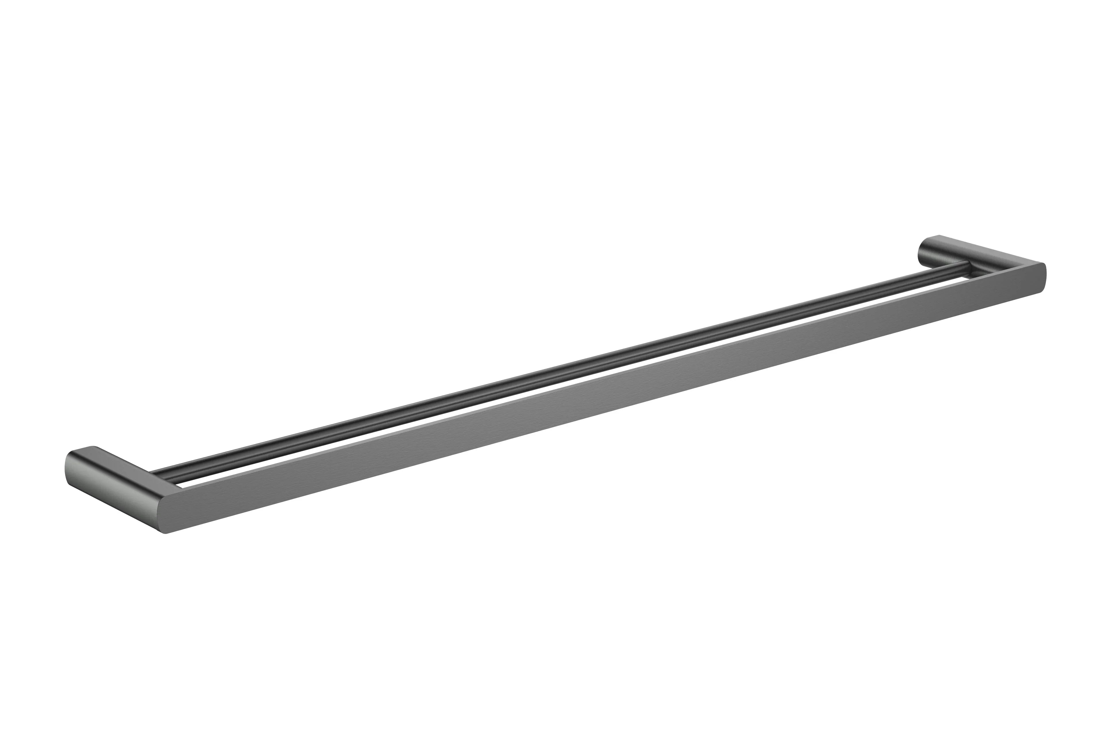 Millennium Glama 800mm Double Towel Rail, Gun Metal