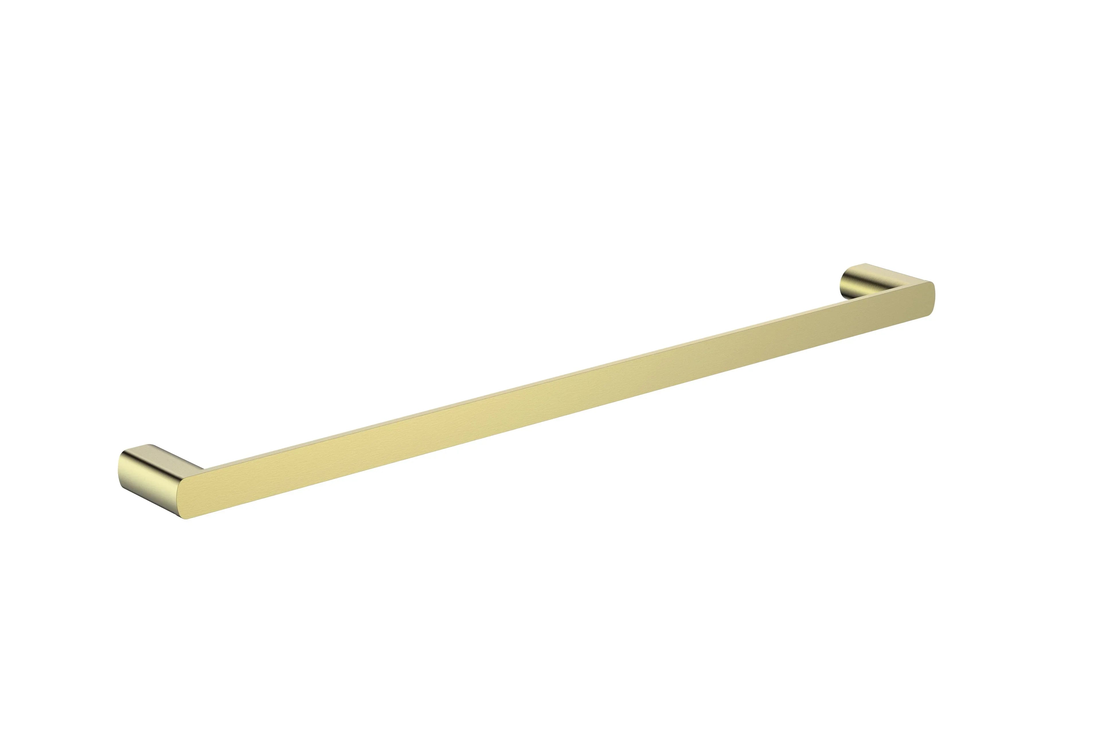 Millennium Glama 600mm Single Towel Rail, Modern Brass