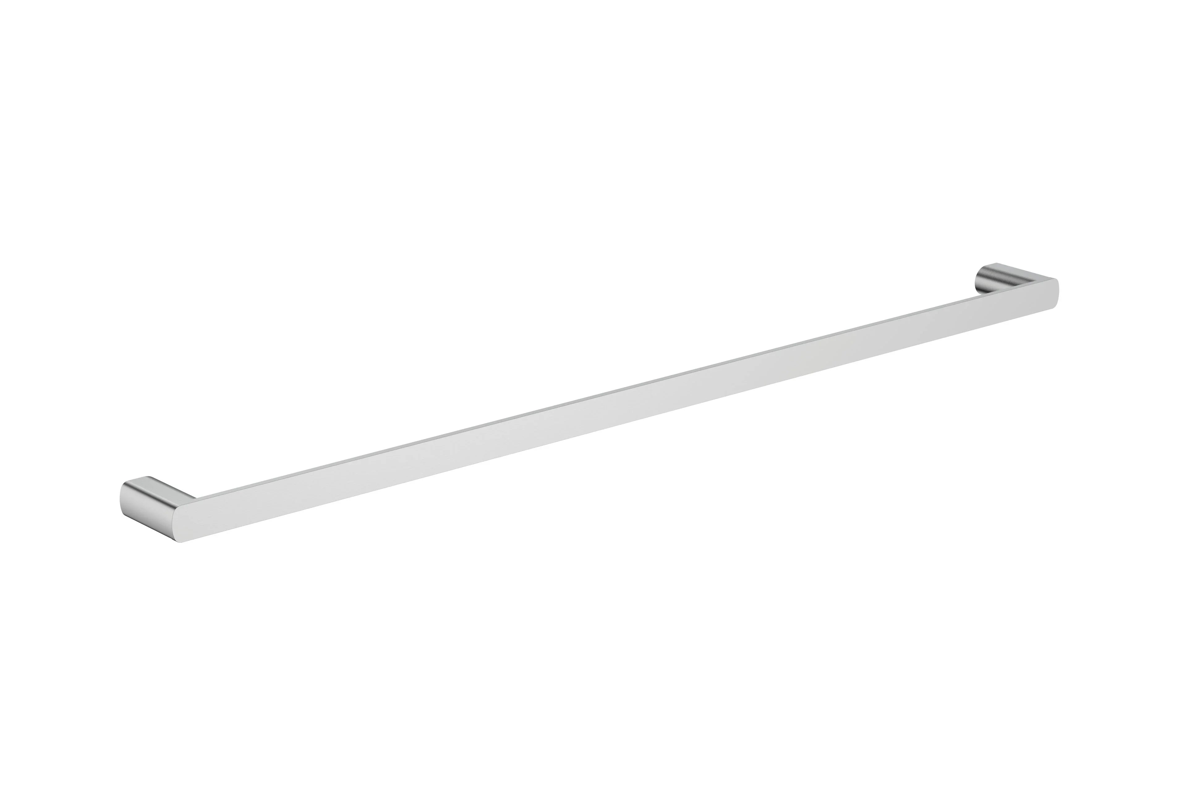 Millennium Glama 800mm Single Towel Rail, Brushed Nickel