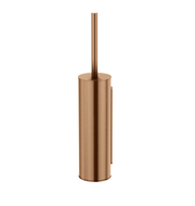 Meir Round Toilet Brush and Holder, Lustre Bronze