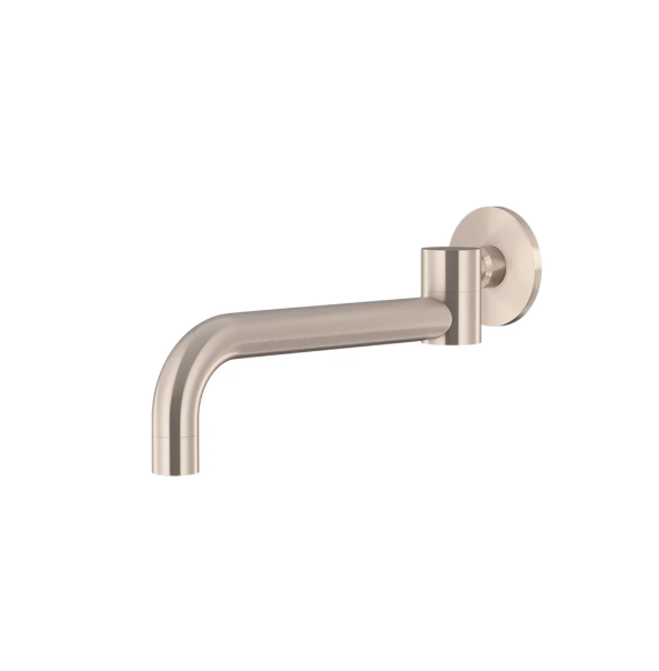 Meir Round Swivel Wall Spout, Champagne