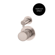 Meir Round Diverter Mixer Pinless Handle Finish Kit, Champagne