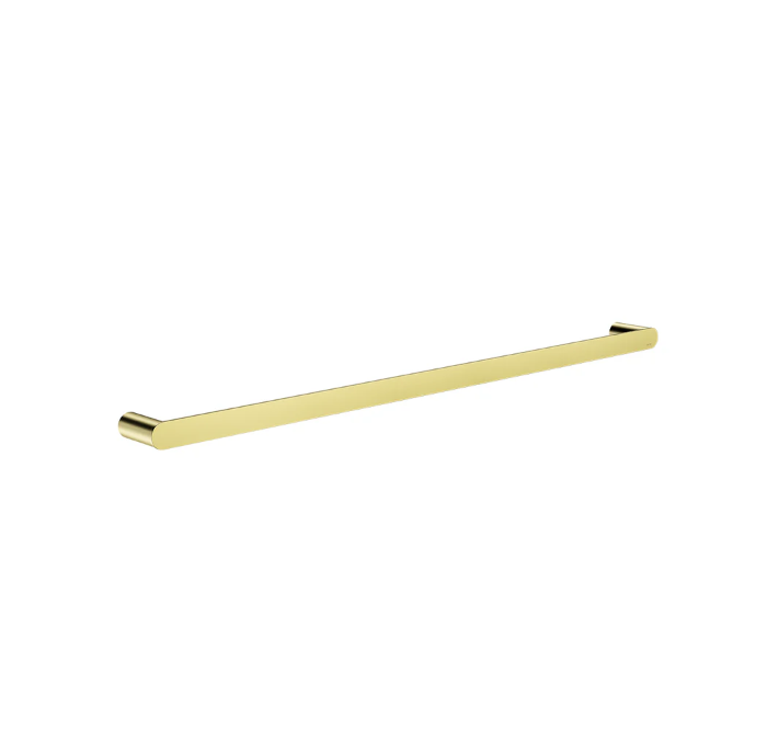 Meir Curvae Single Towel Rail 800mm, Tiger Bronze