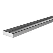 Phoenix Flat Channel Drain TI 75 x 600mm Outlet 45mm, Stainless Steel