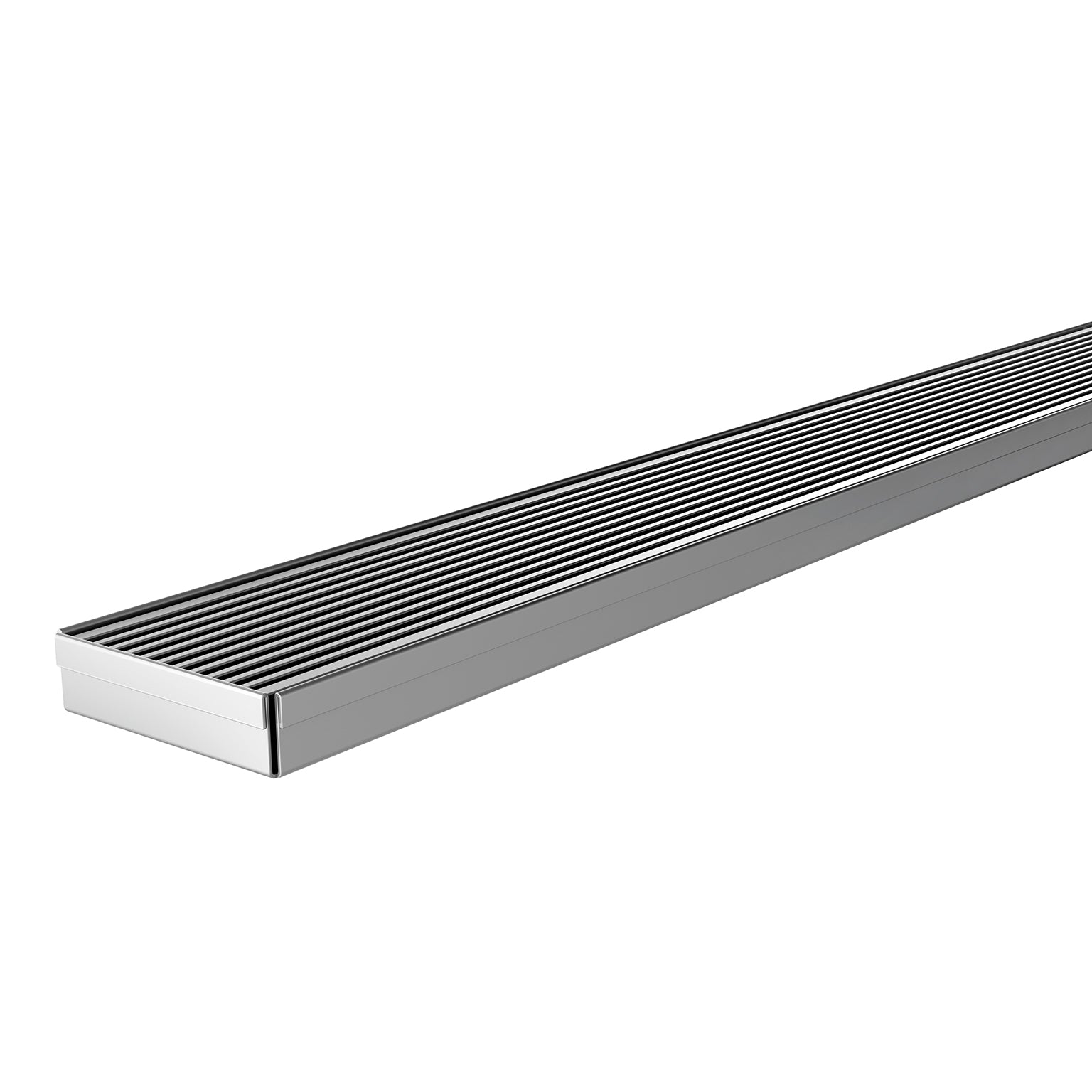 Phoenix Flat Channel Drain HG 75 x 750mm Outlet 65mm, Stainless Steel