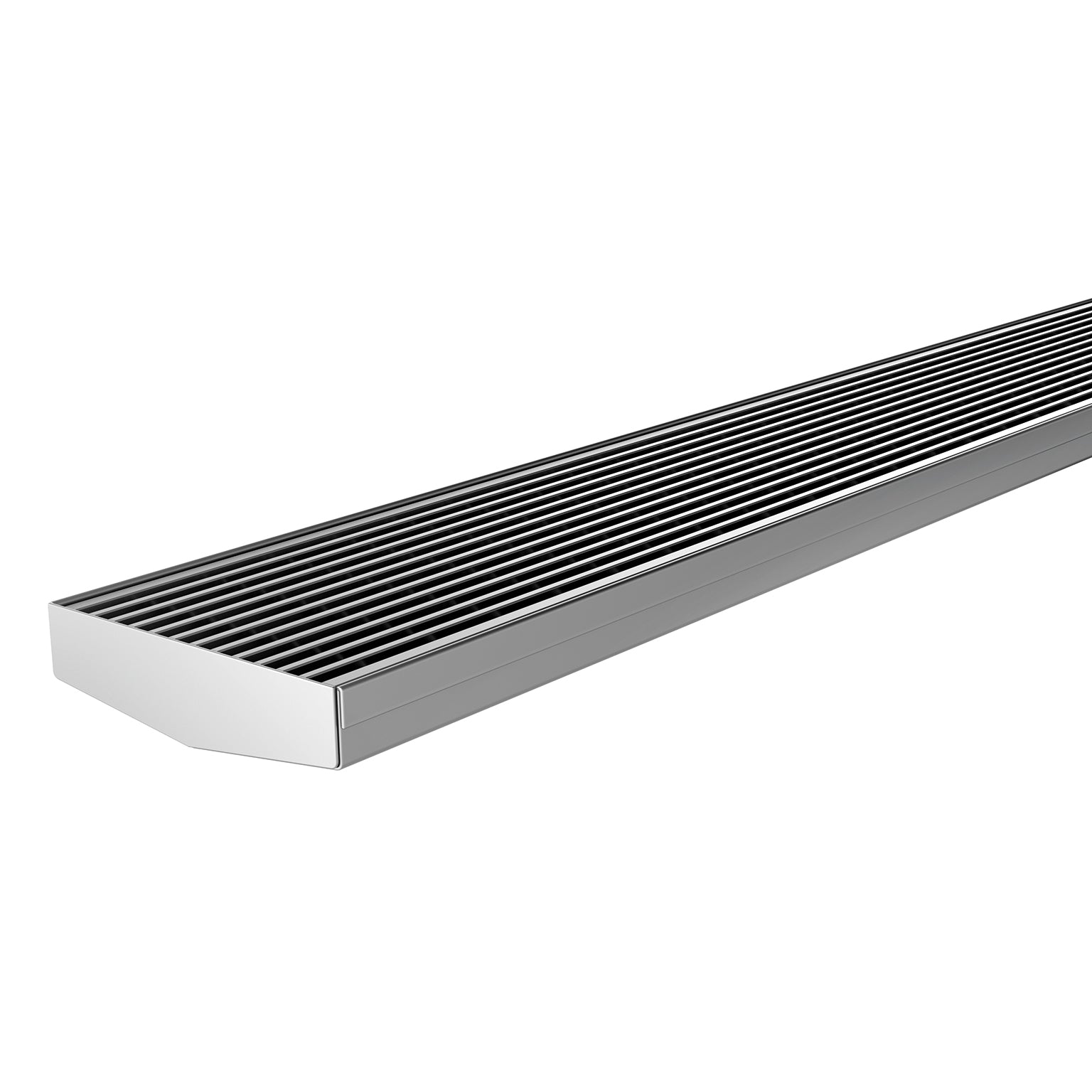 Phoenix V Channel Drain HG 100 x 750mm Outlet 90mm, Stainless Steel