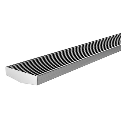 Phoenix V Channel Drain HG 100 x 750mm Outlet 90mm, Stainless Steel