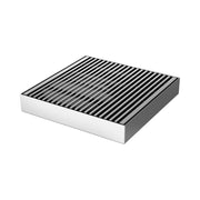 Phoenix Point Drain HG 130mm Outlet 90mm, Stainless Steel