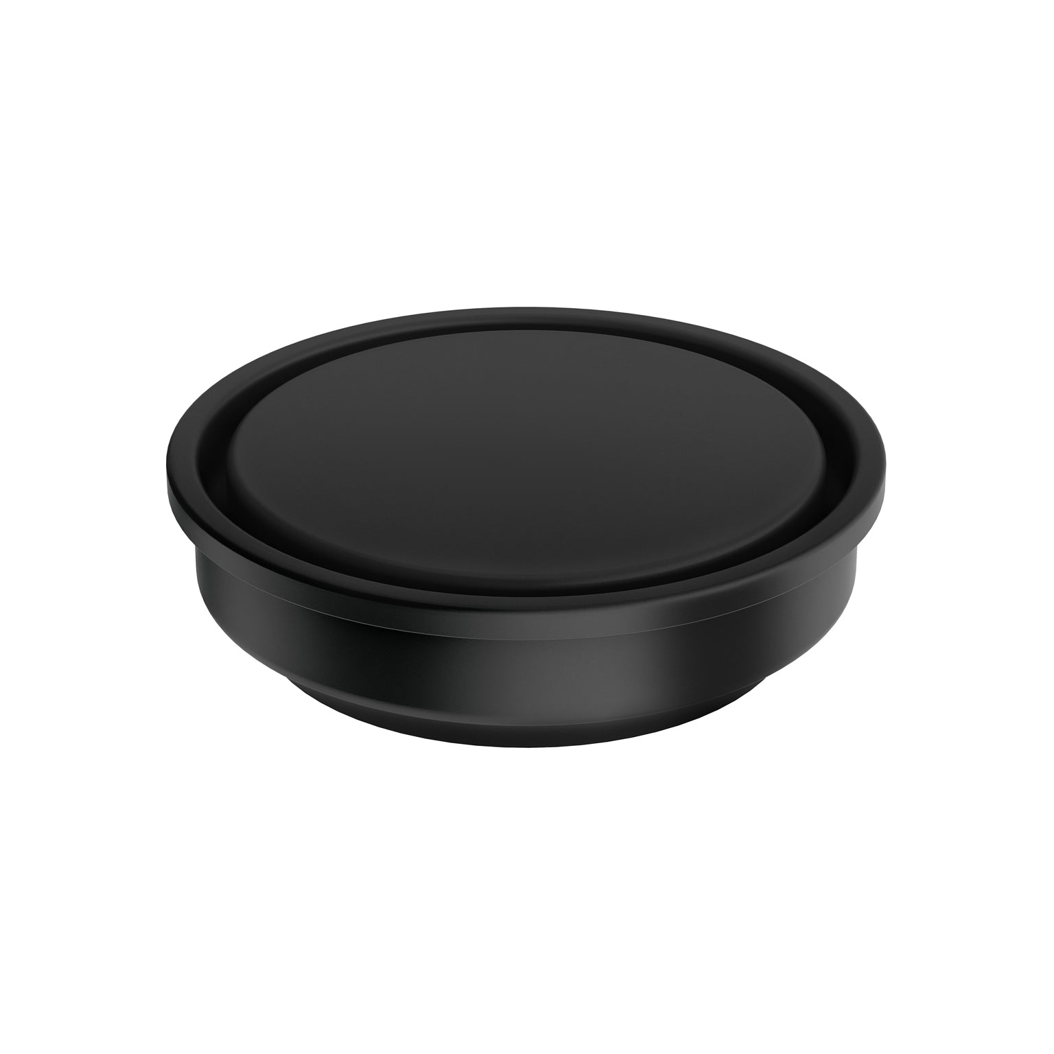 Phoenix Point Drain Round 100mm Outlet 76mm, Matte Black