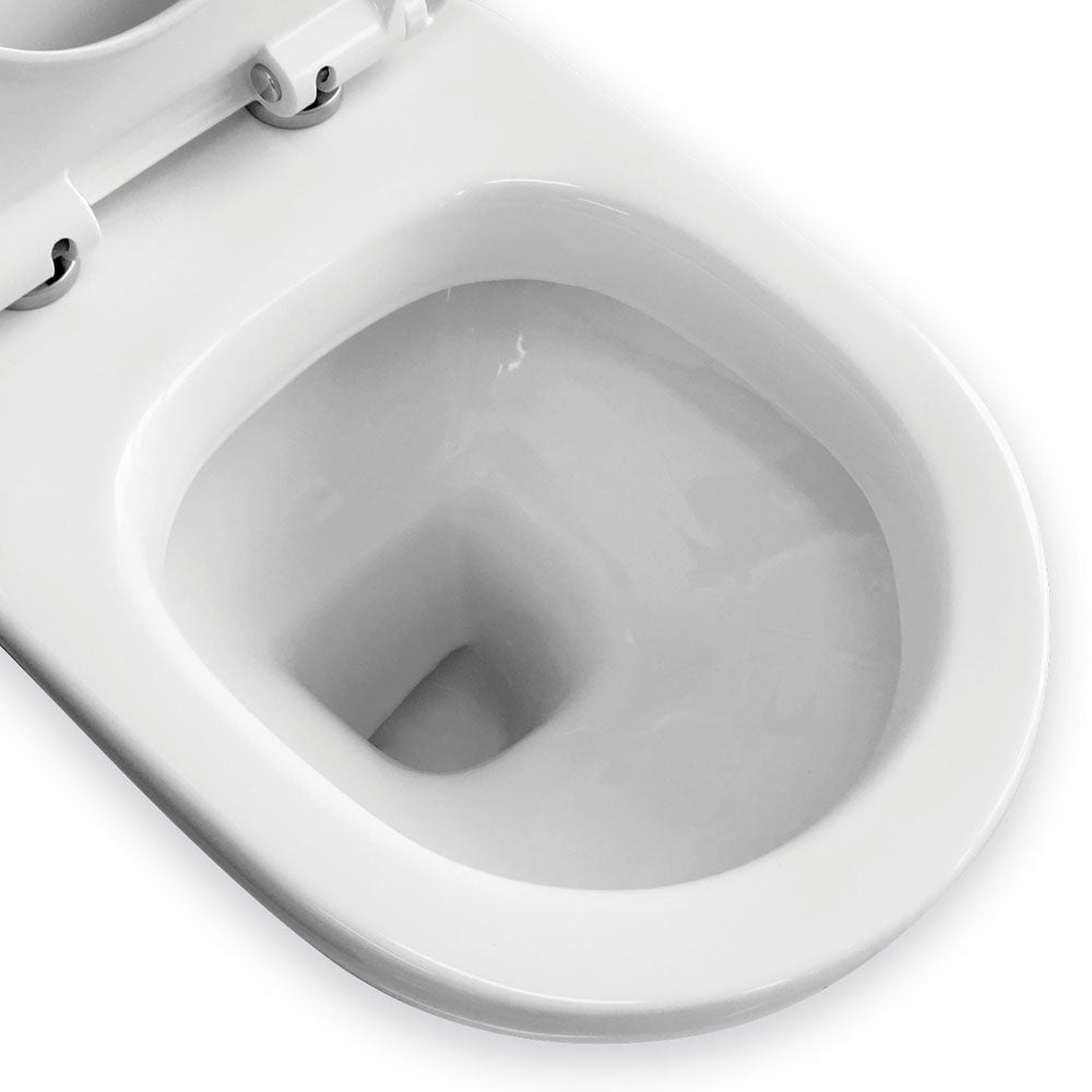Fienza Liwa Toilet Suite P-Trap Soft Close, Gloss White