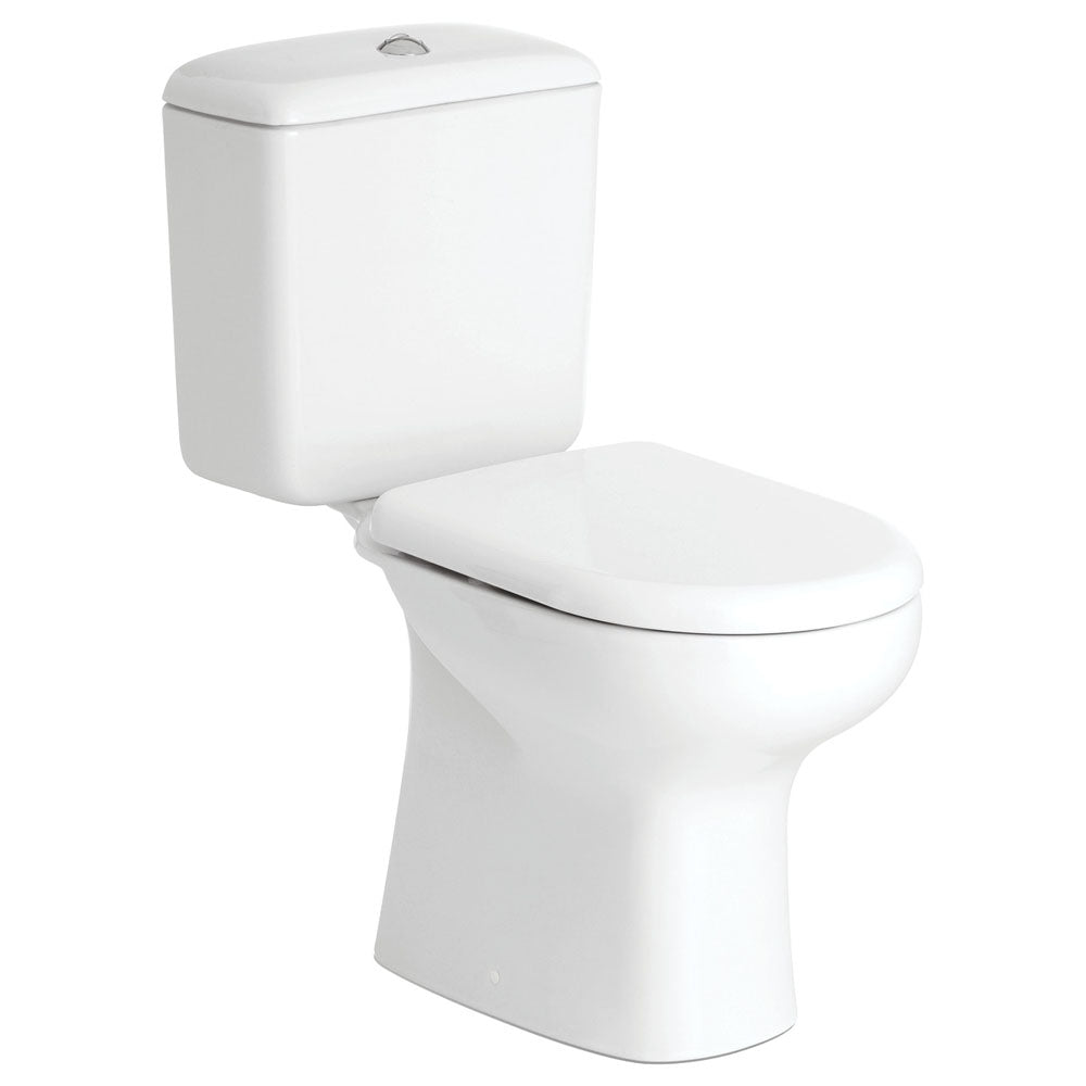 Fienza Liwa Toilet Suite P-Trap Soft Close, Gloss White