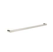 Meir Curvae Single Towel Rail 800mm, Brushed Nickel