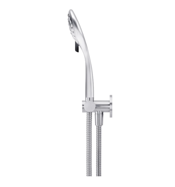 Meir Round Hand Shower on Swivel Bracket, Polished Chrome