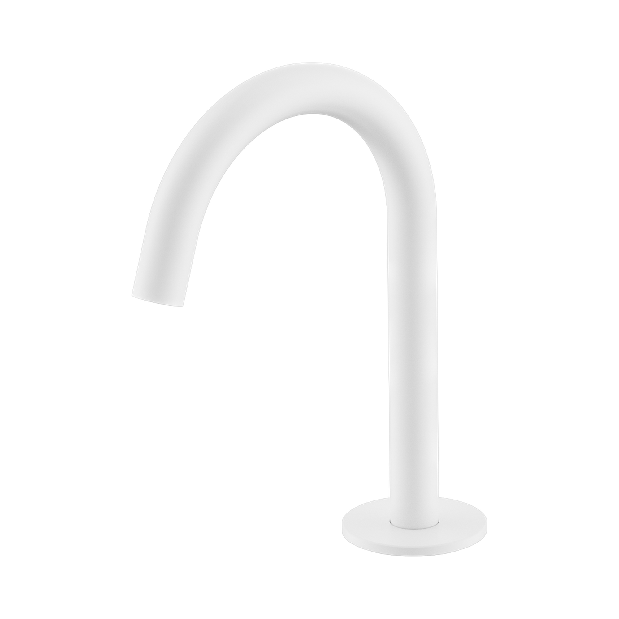 Nero Serenity Basin Arc Spout, Matte White