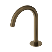 Nero Serenity Basin Arc Spout, Tumbled Antique Brass