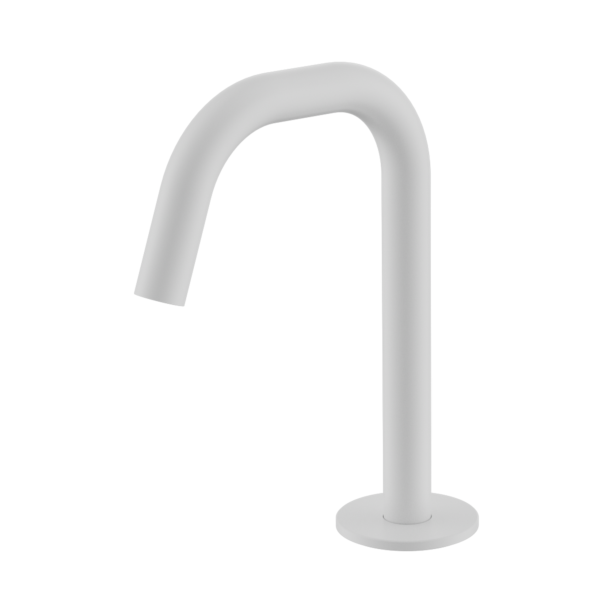 Nero Serenity Basin Edge Spout, Matte White