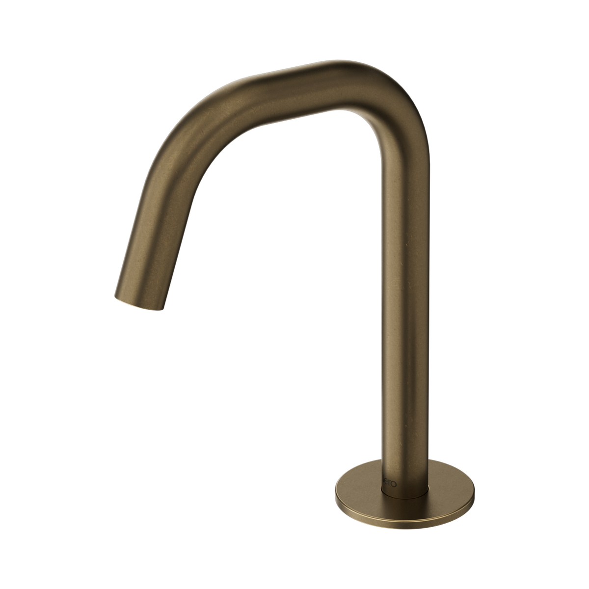 Nero Serenity Basin Edge Spout, Tumbled Antique Brass