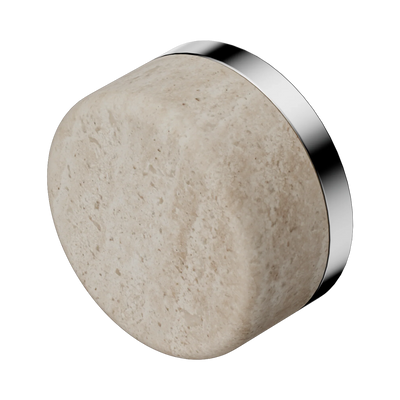 Nero Serenity Rome Travertine Handle, Chrome