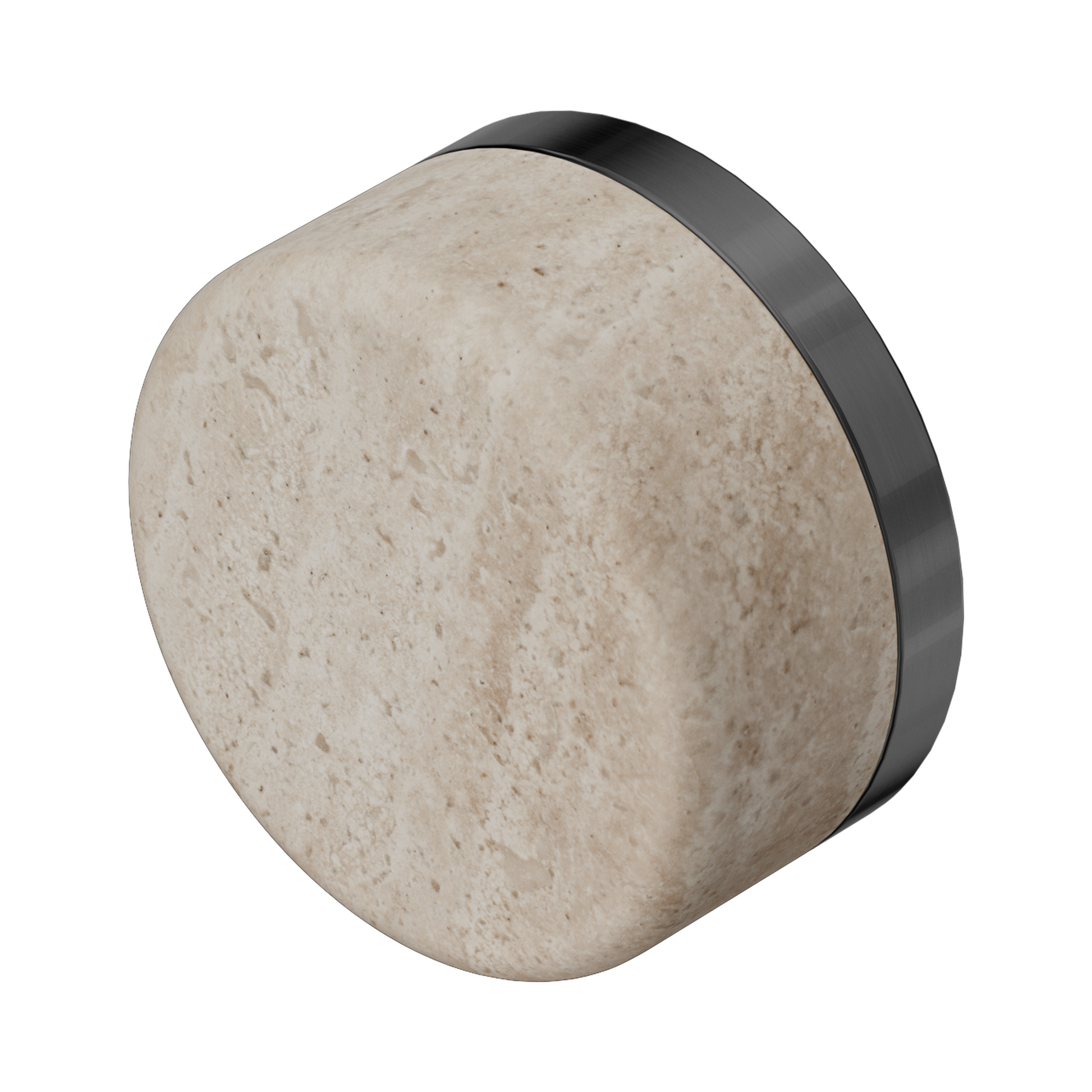 Nero Serenity Rome Travertine Handle, Gun Metal