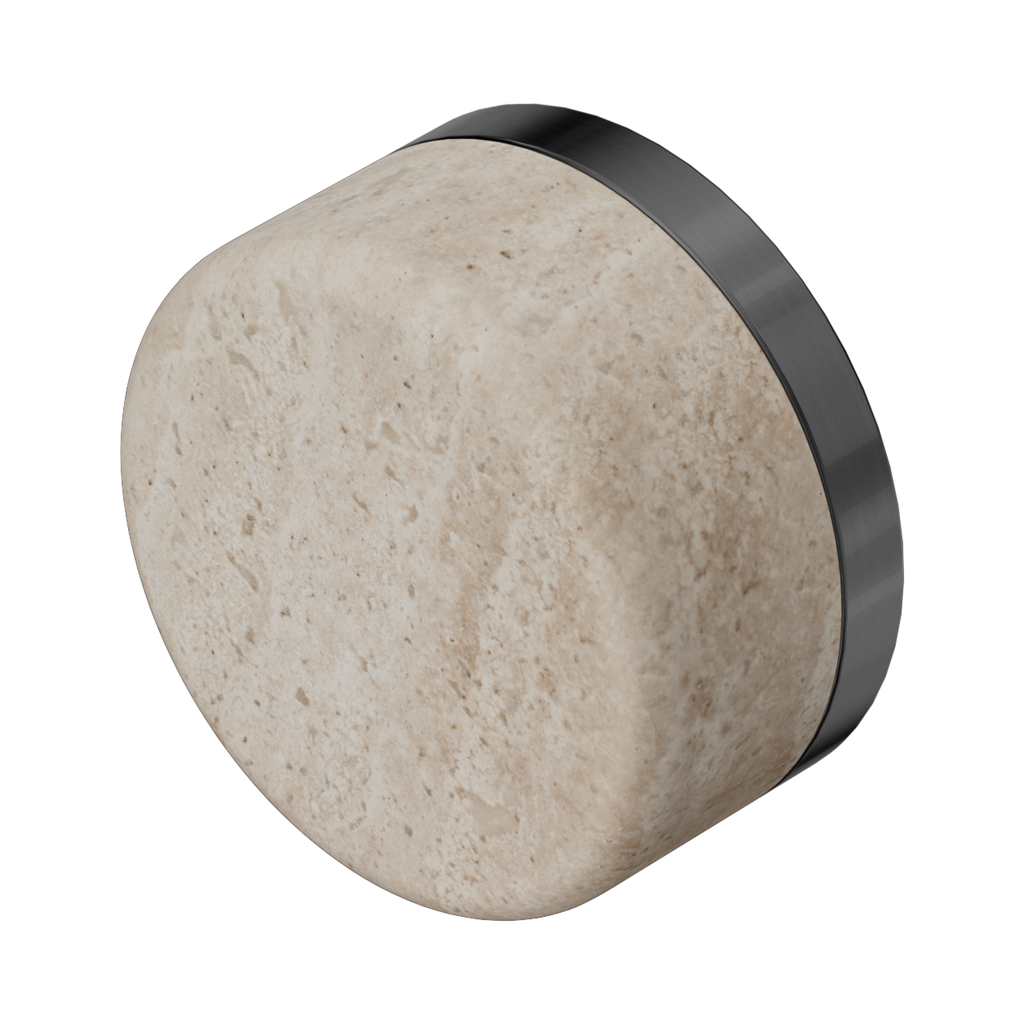 Nero Serenity Rome Travertine Handle, Gun Metal
