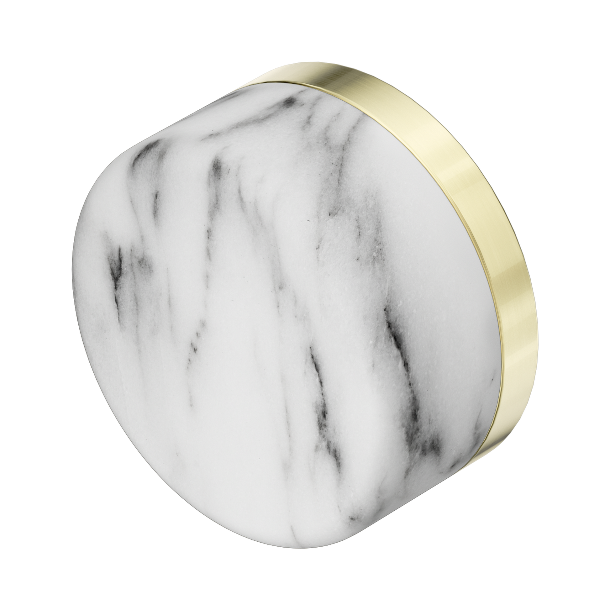 Nero Serenity Arabescato Corchia Handle, Brushed Gold