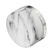 Nero Serenity Arabescato Corchia Handle, Brushed Nickel