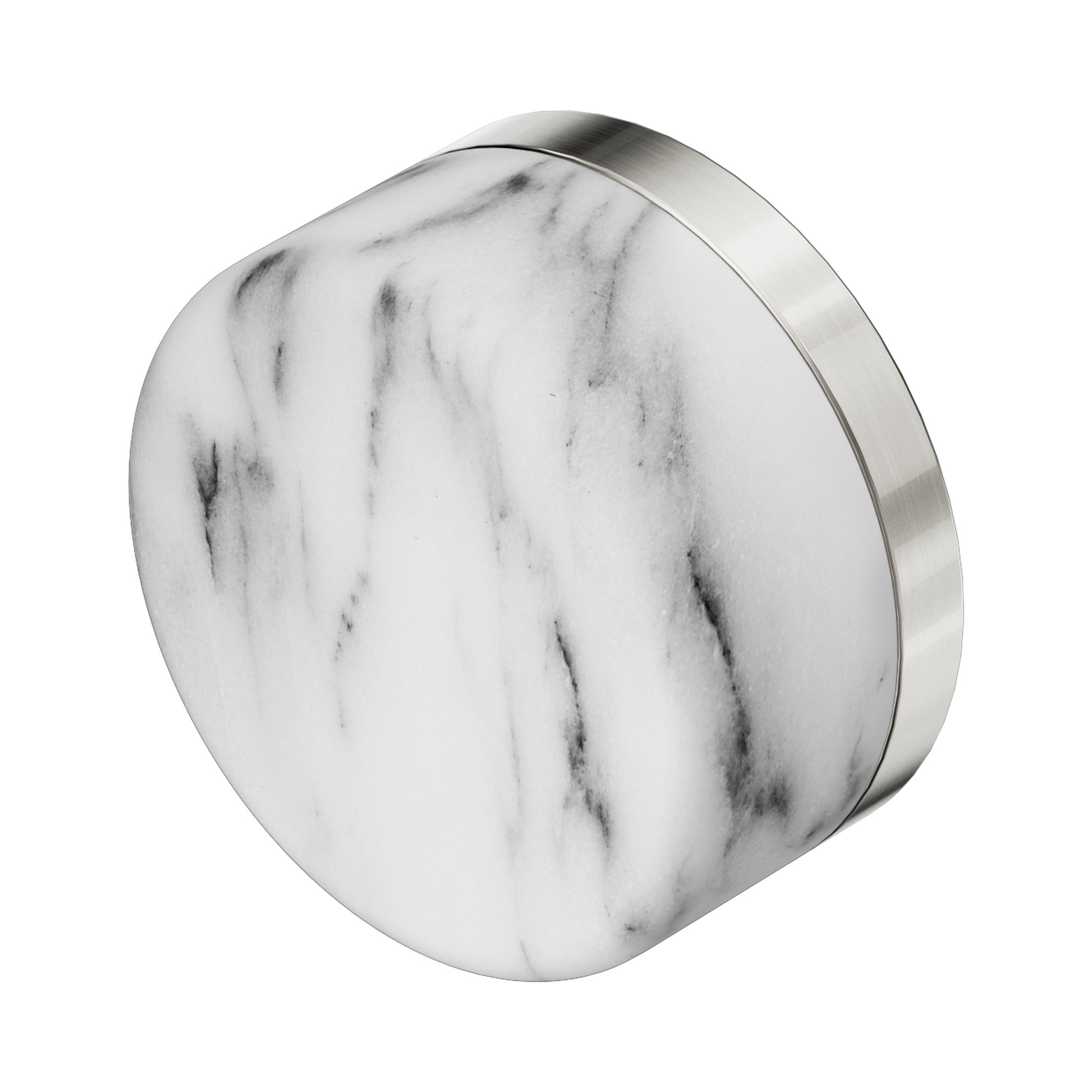 Nero Serenity Arabescato Corchia Handle, Brushed Nickel