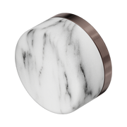 Nero Serenity Arabescato Corchia Handle, Brushed Bronze