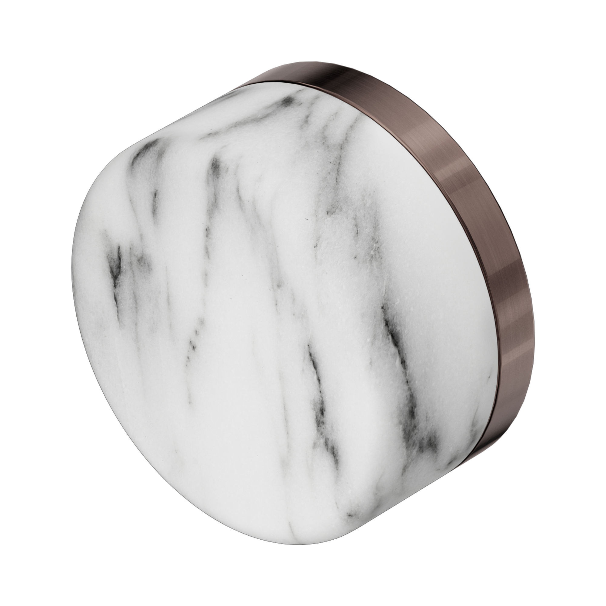Nero Serenity Arabescato Corchia Handle, Brushed Bronze