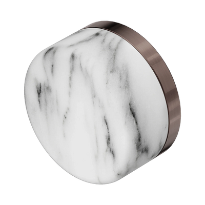 Nero Serenity Arabescato Corchia Handle, Brushed Bronze