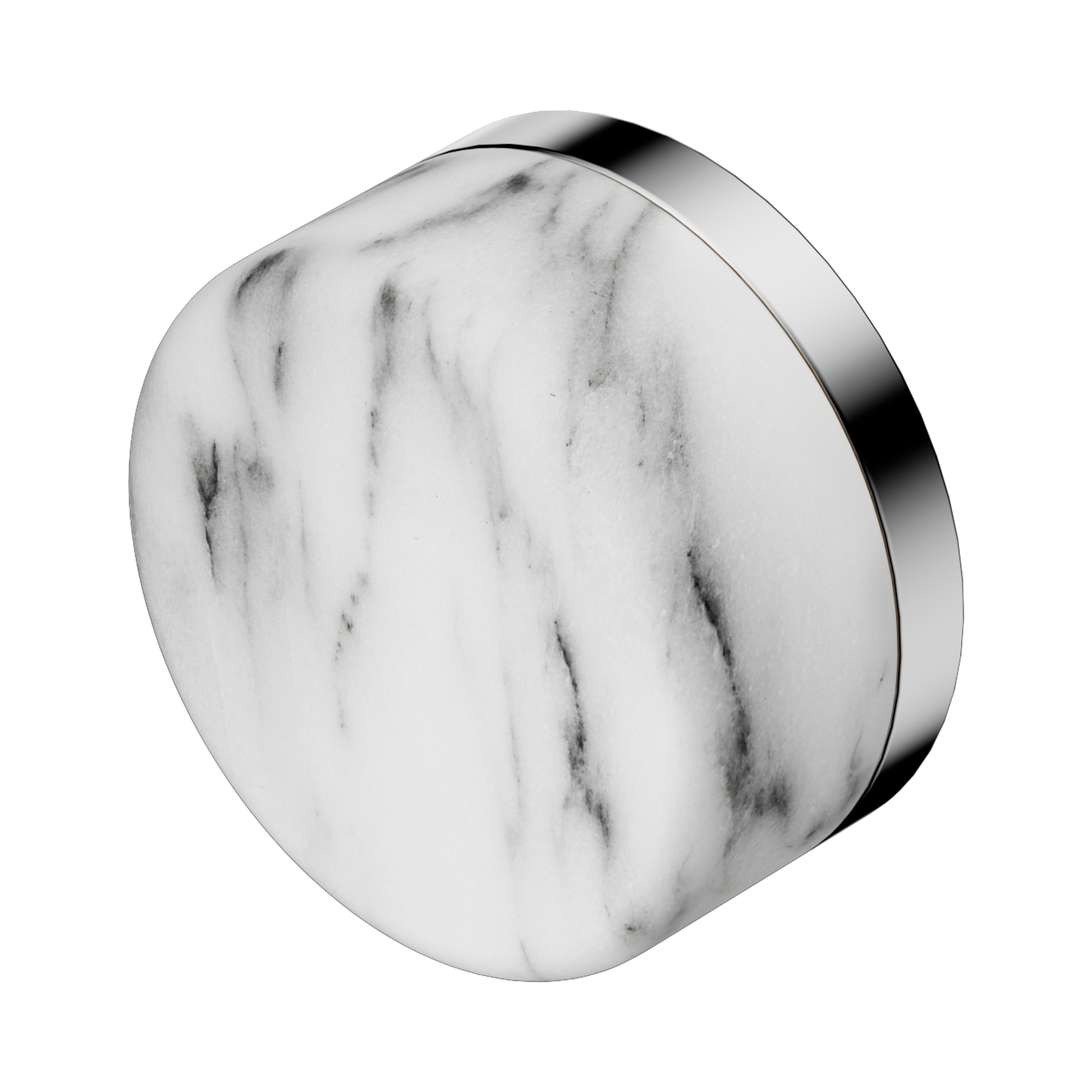 Nero Serenity Arabescato Corchia Handle, Chrome