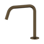 Nero Serenity Bath/Kitchen Edge Spout II, Tumbled Antique Brass