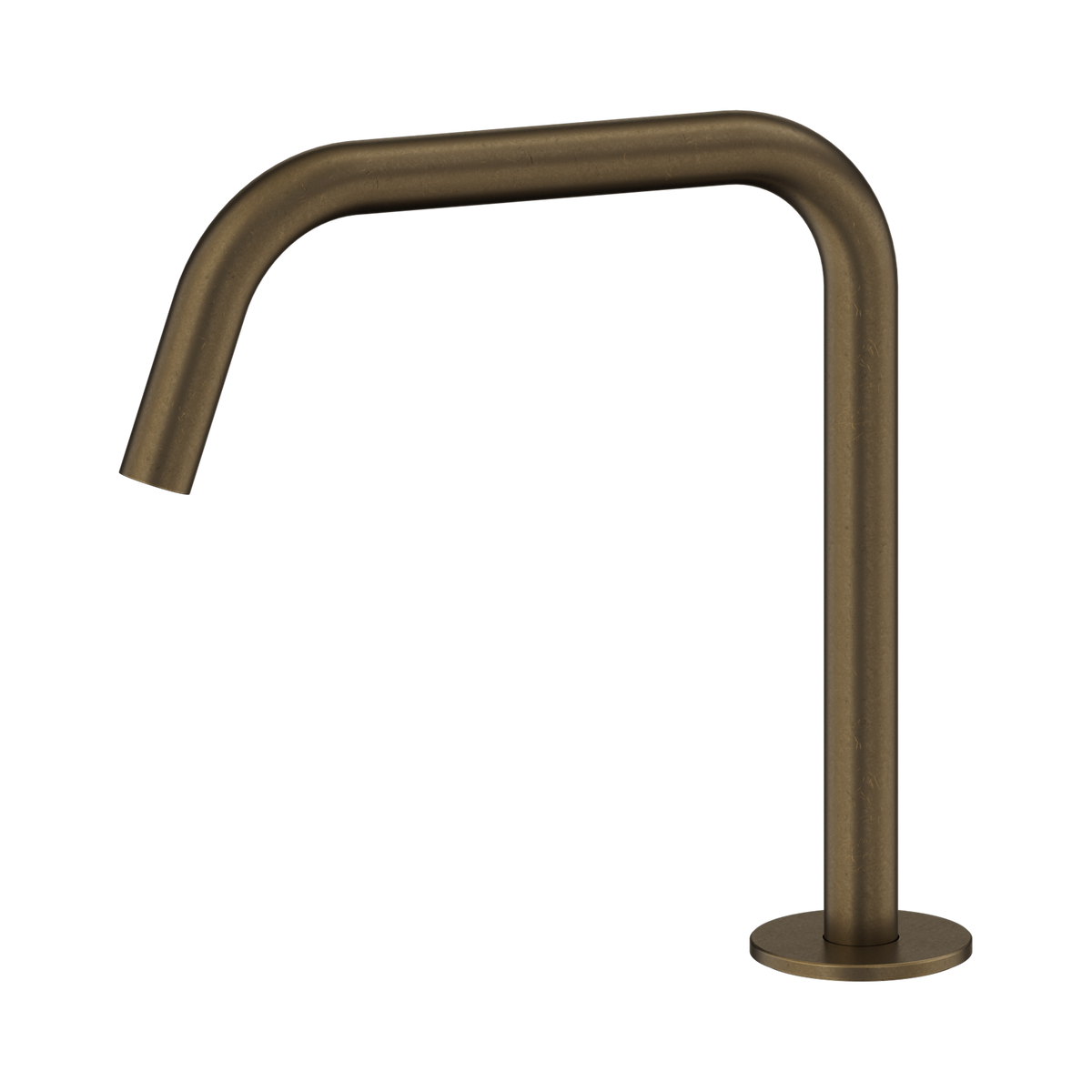 Nero Serenity Bath/Kitchen Edge Spout II, Tumbled Antique Brass