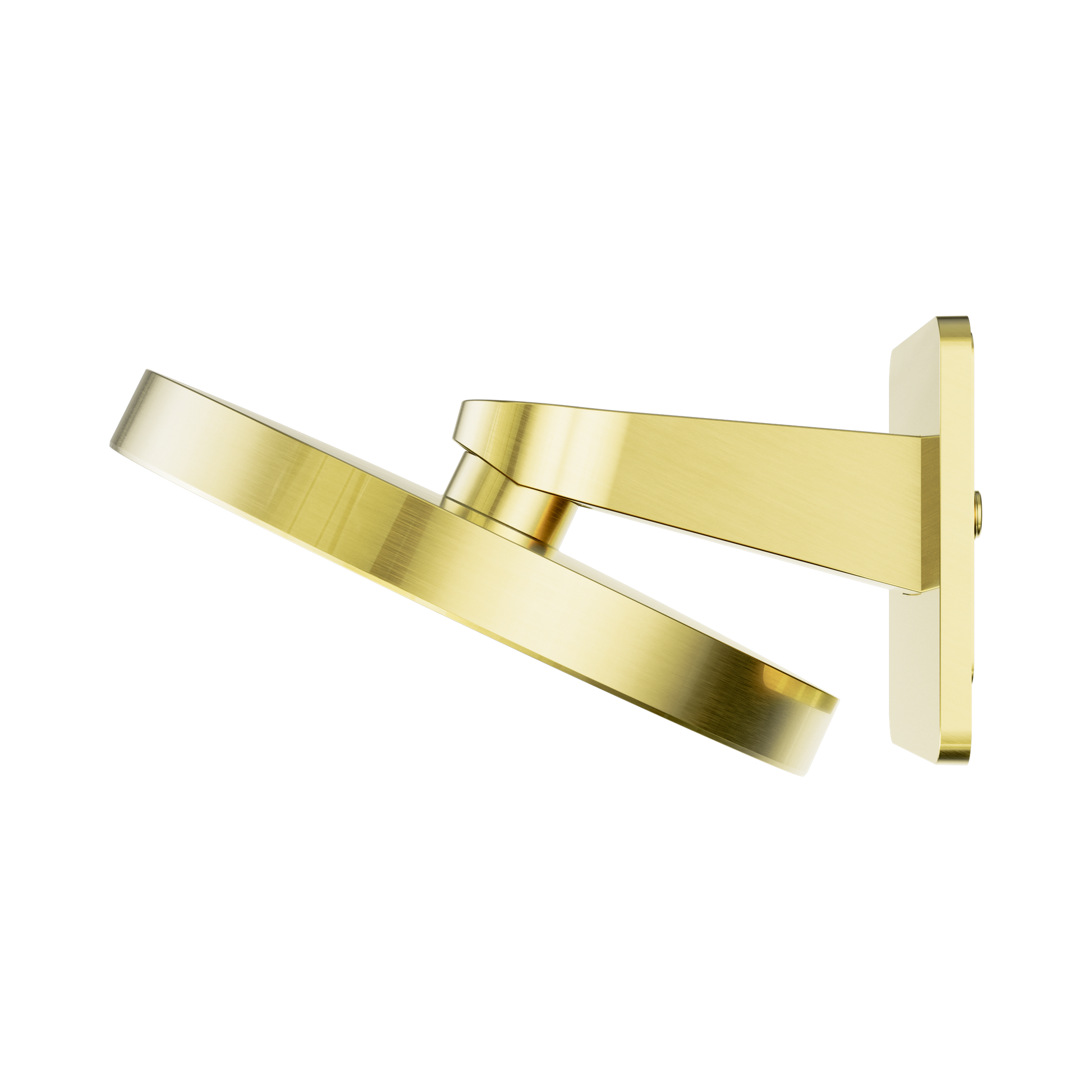 Nero Serenity Wall Shower Head, Brushed Gold