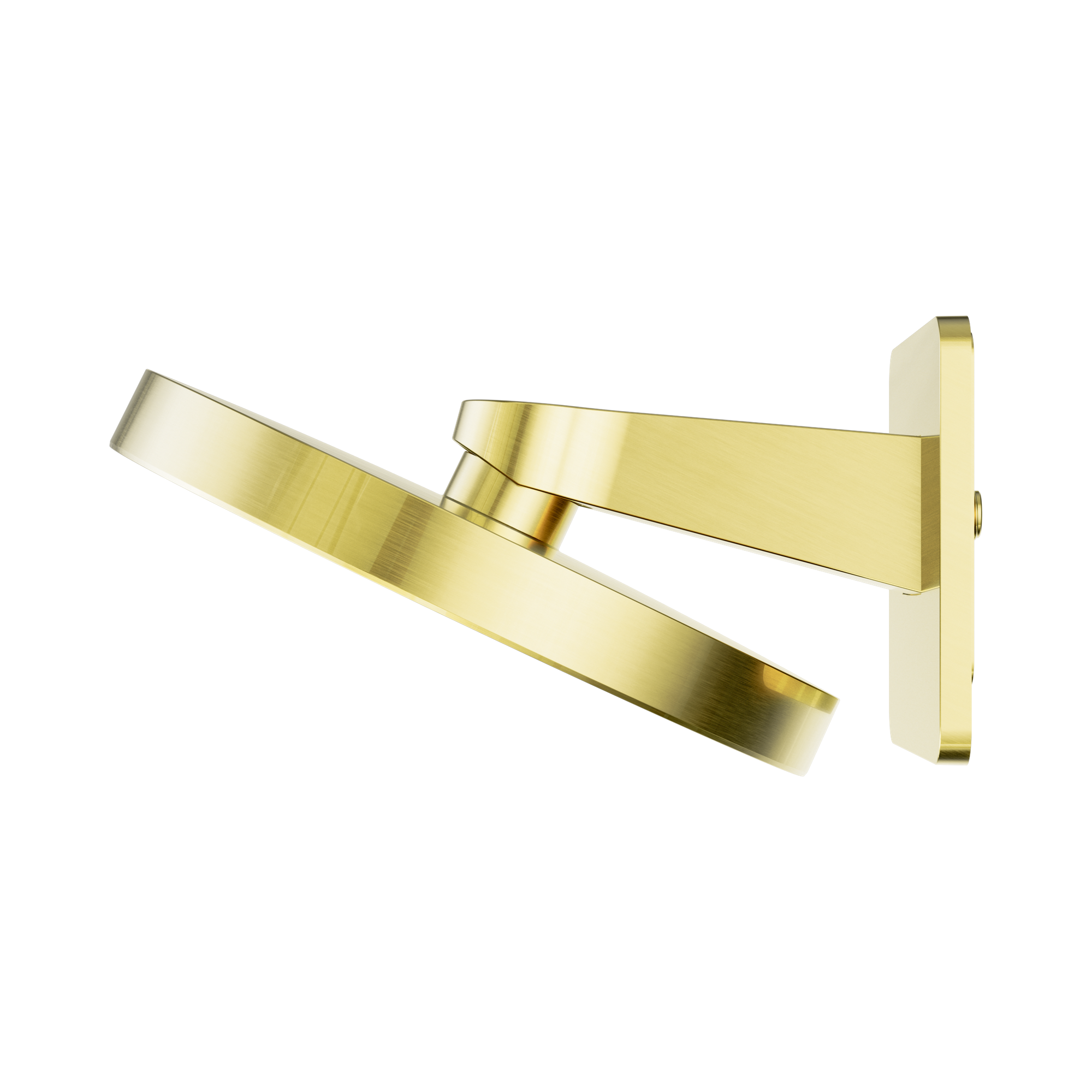 Nero Serenity Wall Shower Head, Brushed Gold