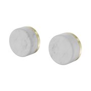 Nero Serenity Wall Top Assemblies With Carrara Handle, Brushed Gold